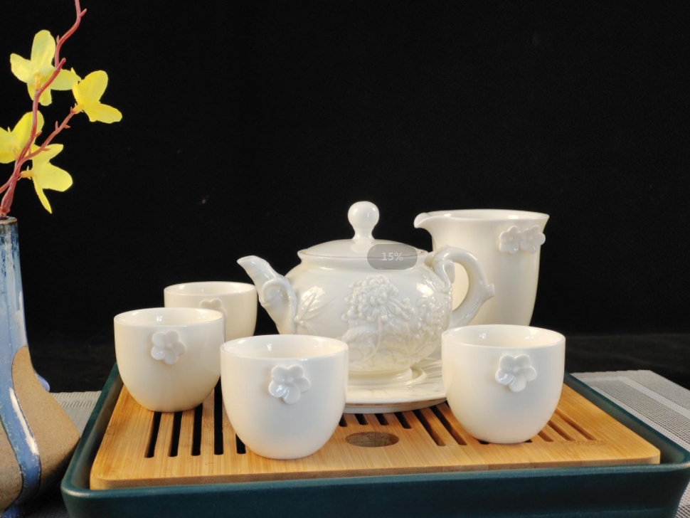 中秋送禮怎么選？來看看定瓷茶具套裝吧(圖2)