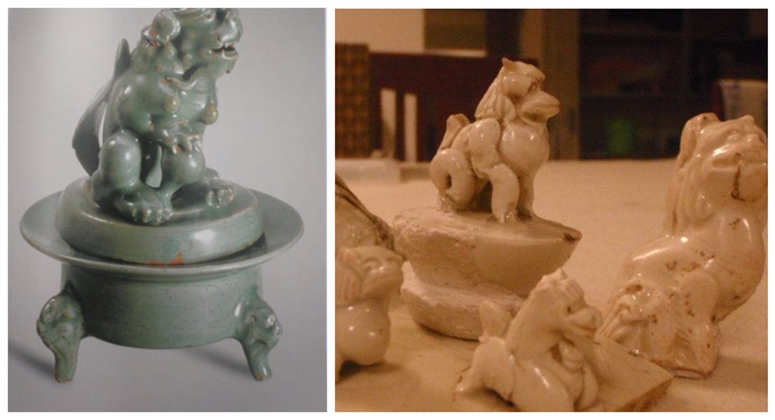 無(wú)論是器型，還是題材，定窯和高麗青瓷都能找到基本相同的器物